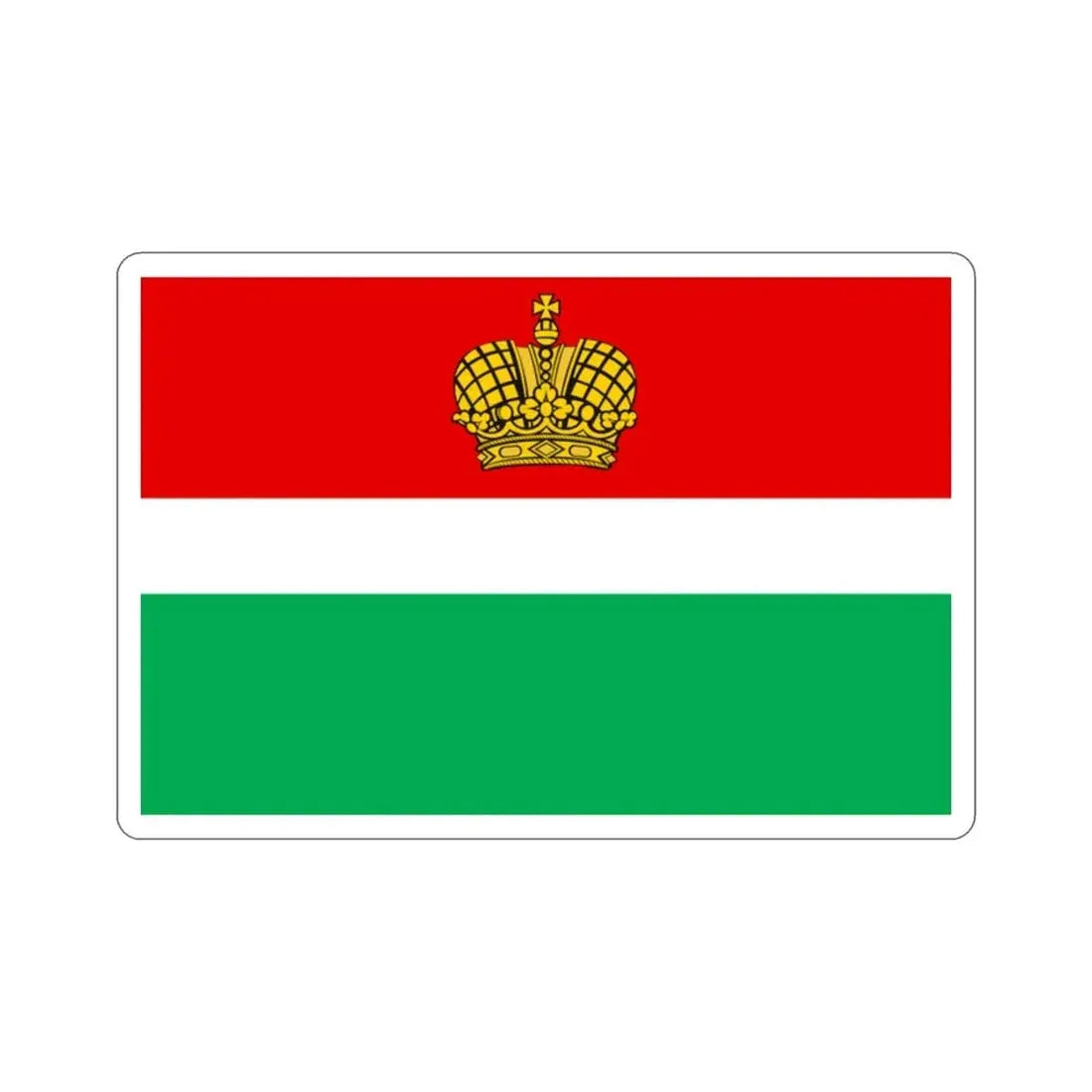 Flag of Kaluga Oblast Russia STICKER Vinyl Die-Cut Decal - The Sticker Space