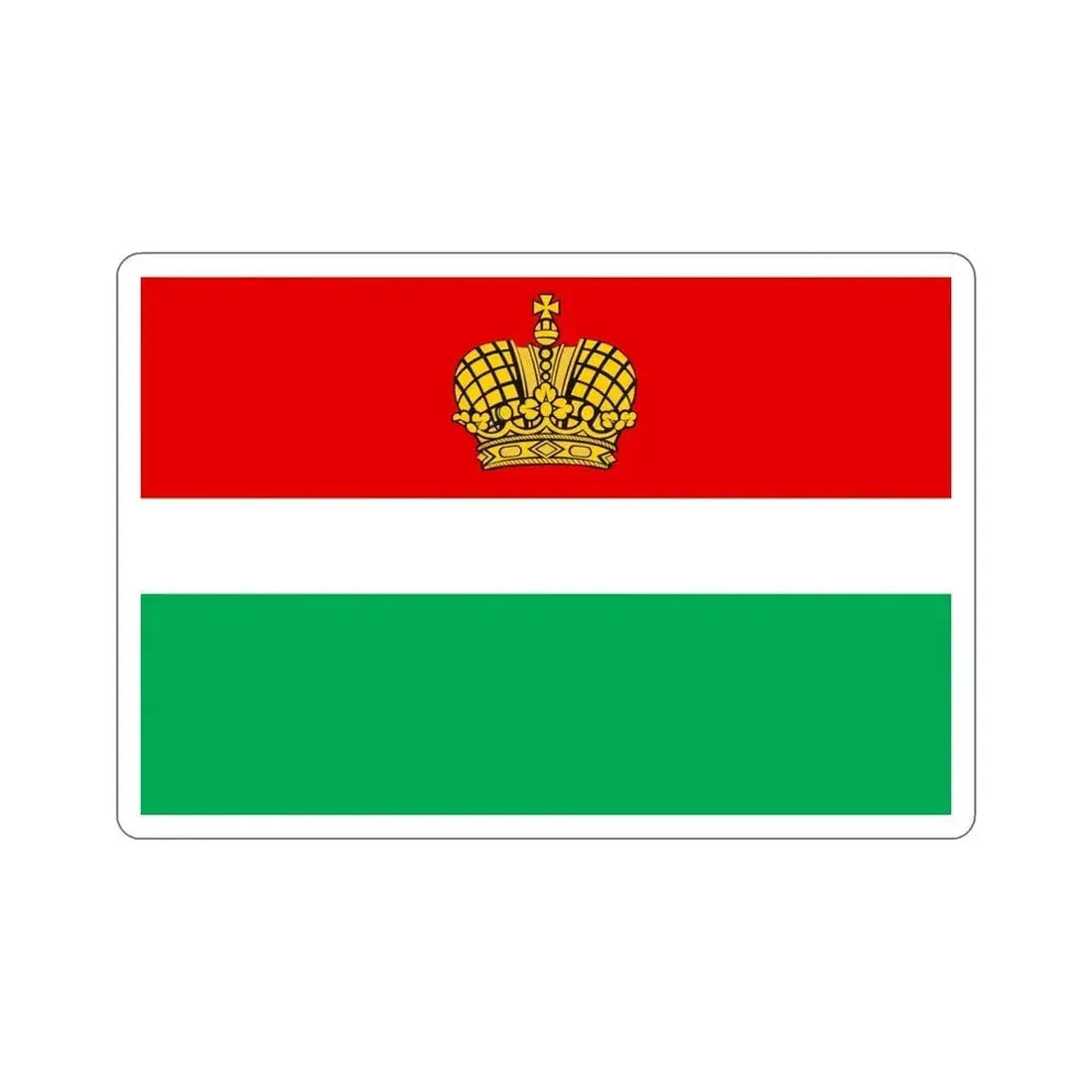 Flag of Kaluga Oblast Russia STICKER Vinyl Die-Cut Decal - The Sticker Space