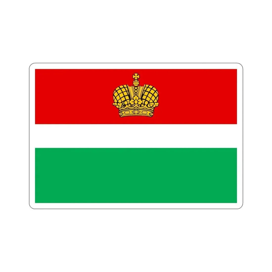 Flag of Kaluga Oblast Russia STICKER Vinyl Die-Cut Decal - The Sticker Space