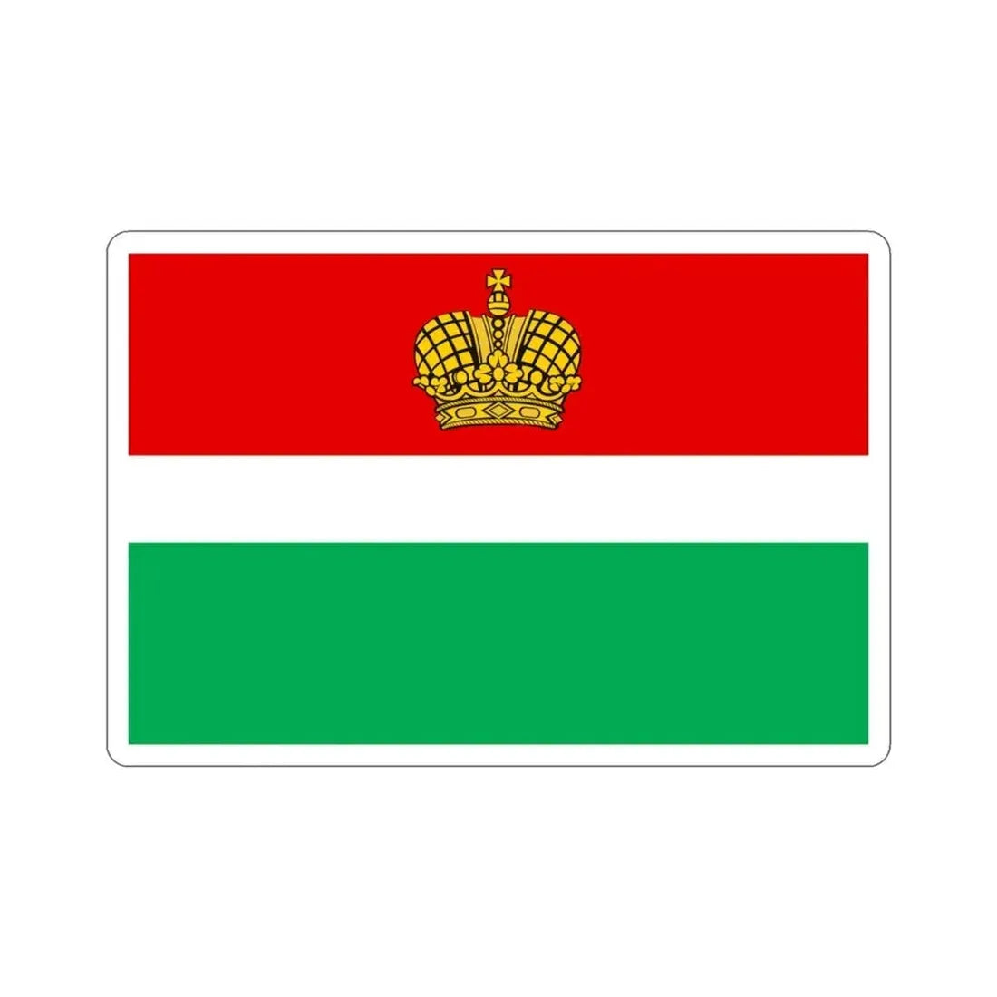 Flag of Kaluga Oblast Russia STICKER Vinyl Die-Cut Decal - The Sticker Space