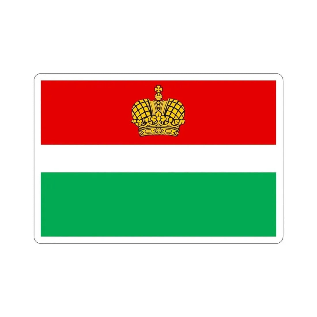 Flag of Kaluga Oblast Russia STICKER Vinyl Die-Cut Decal - The Sticker Space