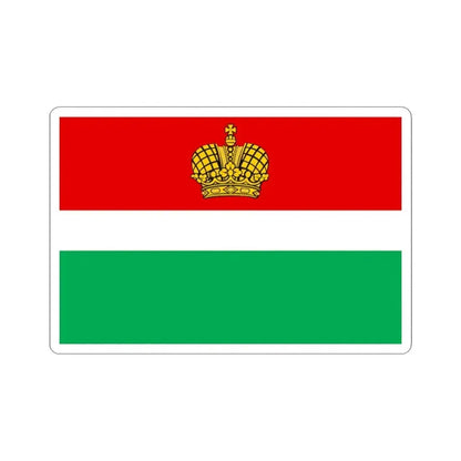 Flag of Kaluga Oblast Russia - STICKER Vinyl Kiss-Cut Decal 3 Inch White - The Sticker Space