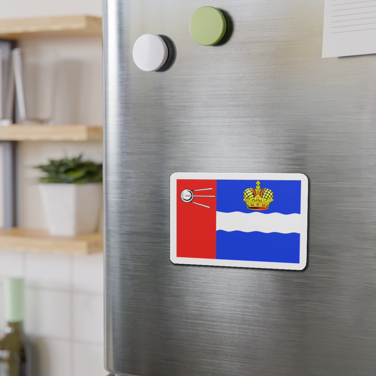 Flag of Kaluga Russia - Die-Cut Magnet-The Sticker Space