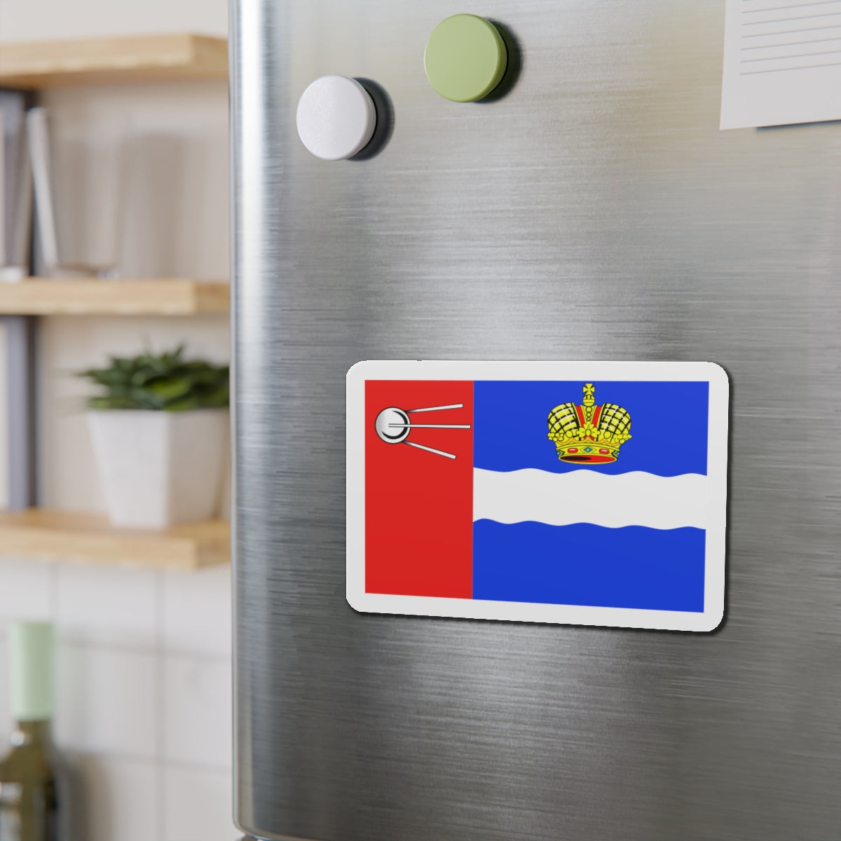 Flag of Kaluga Russia - Die-Cut Magnet-The Sticker Space