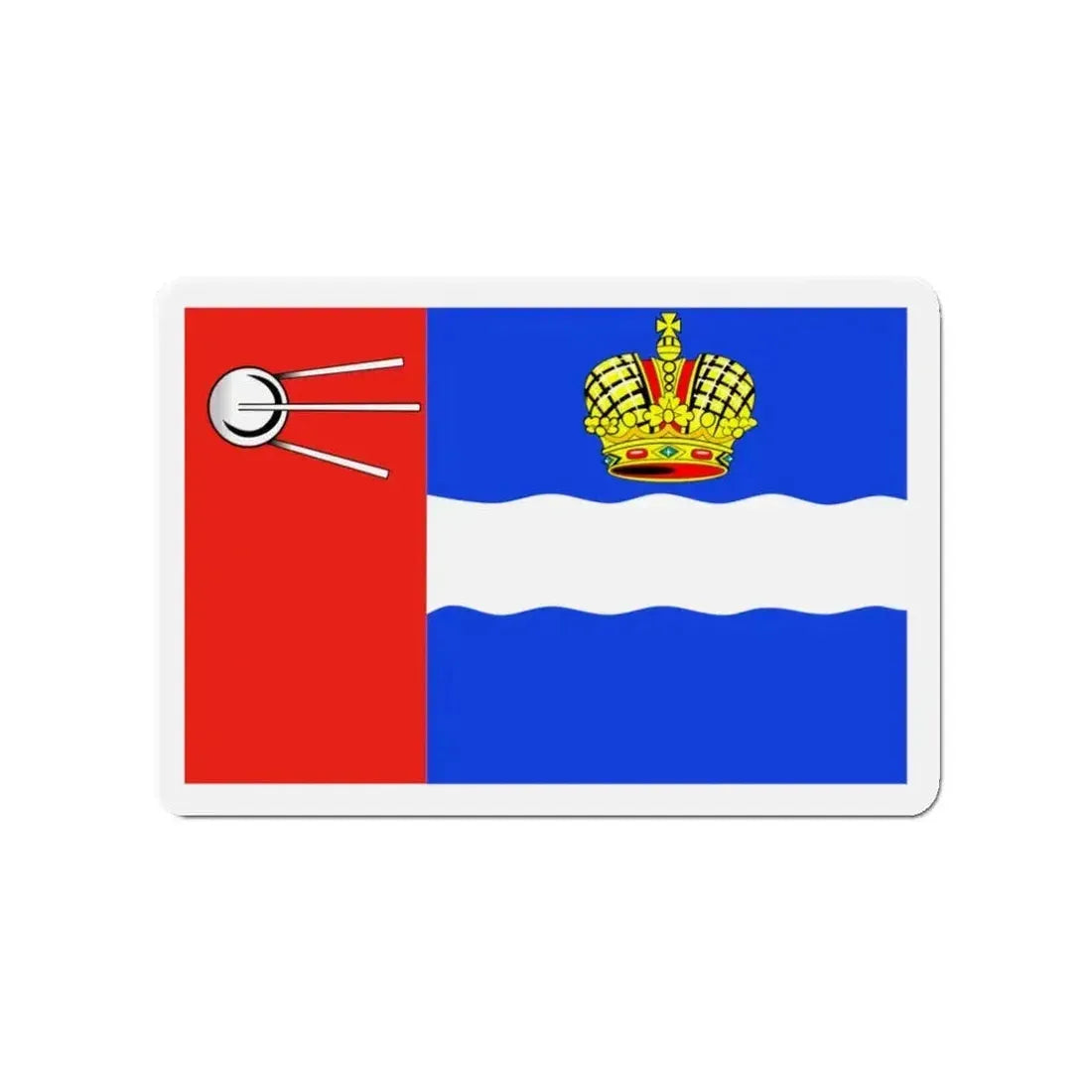 Flag of Kaluga Russia - Refrigerator Magnet - The Sticker Space