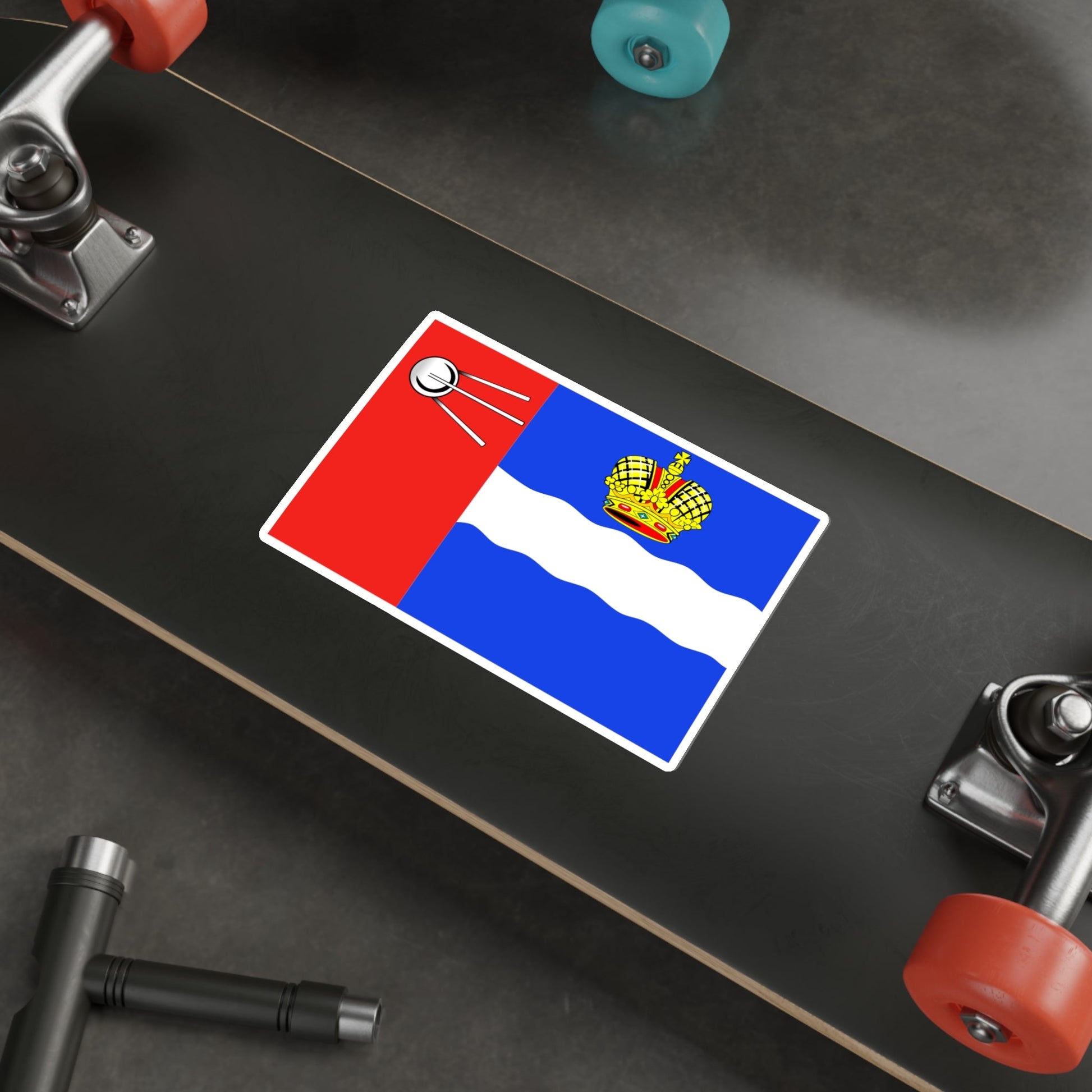 Flag of Kaluga Russia STICKER Vinyl Die-Cut Decal-The Sticker Space