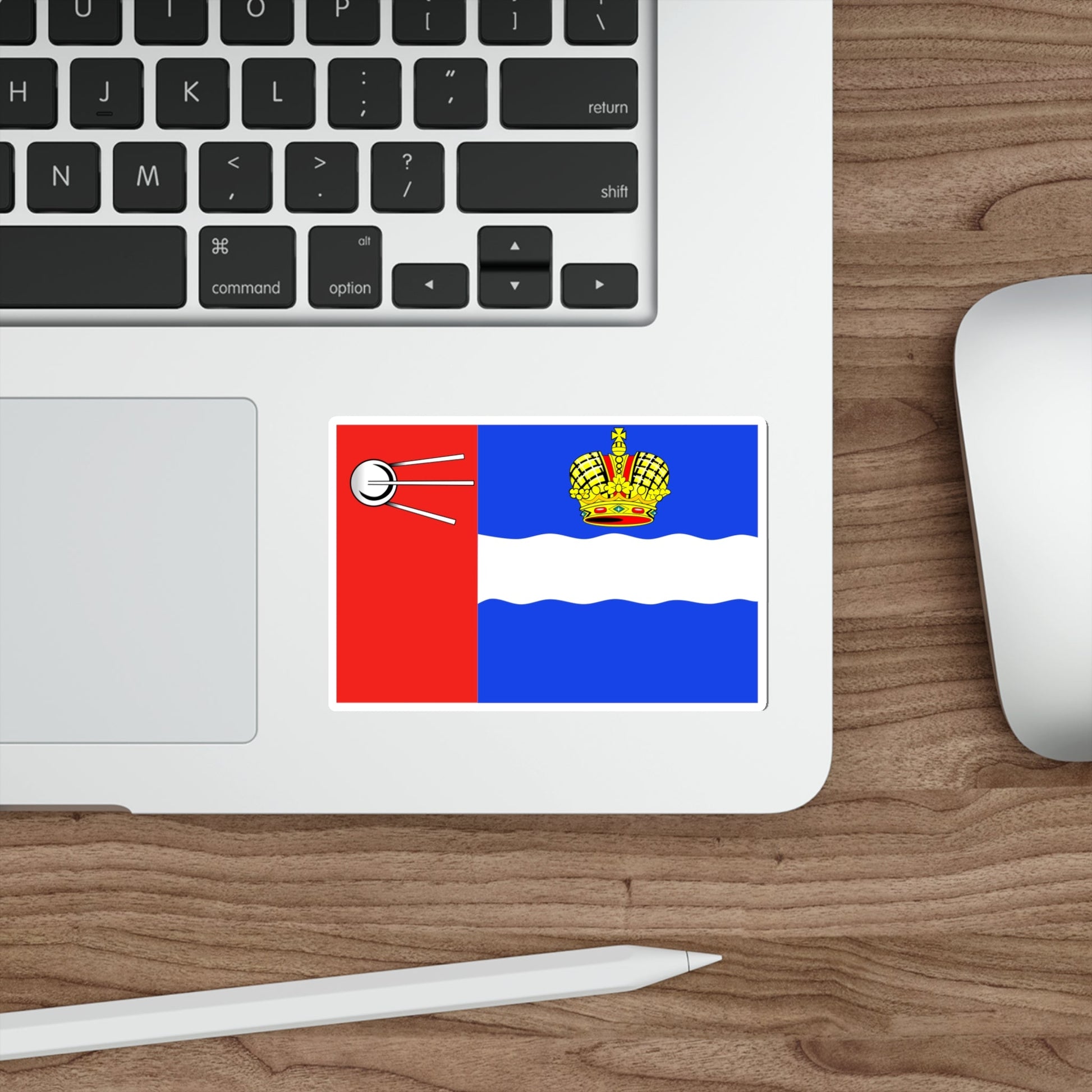 Flag of Kaluga Russia STICKER Vinyl Die-Cut Decal-The Sticker Space