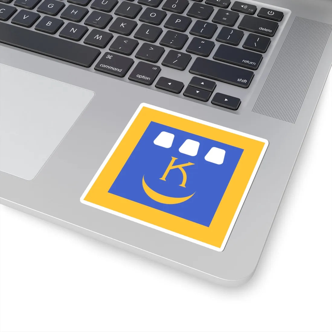 Flag of Kalush (Ukraine) STICKER Vinyl Kiss-Cut Decal - The Sticker Space