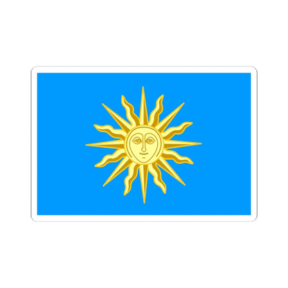 Flag of Kamianets-Podilskyi (Ukraine) STICKER Vinyl Kiss-Cut Decal 6 Inch White - The Sticker Space