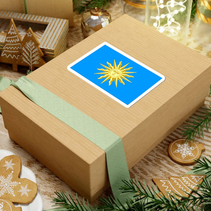 Flag of Kamianets-Podilskyi (Ukraine) STICKER Vinyl Kiss-Cut Decal - The Sticker Space