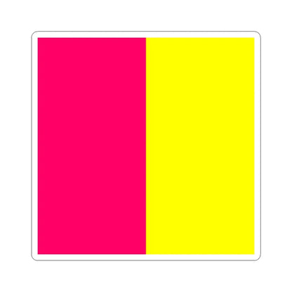 Flag of Kamianske (Ukraine) STICKER Vinyl Kiss-Cut Decal 2 Inch White - The Sticker Space