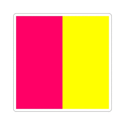 Flag of Kamianske (Ukraine) STICKER Vinyl Kiss-Cut Decal 3 Inch White - The Sticker Space