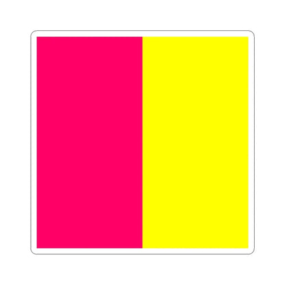 Flag of Kamianske (Ukraine) STICKER Vinyl Kiss-Cut Decal 6 Inch White - The Sticker Space