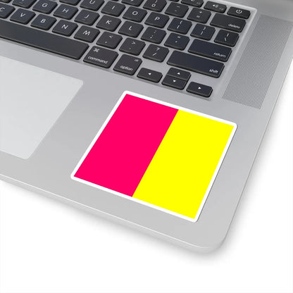 Flag of Kamianske (Ukraine) STICKER Vinyl Kiss-Cut Decal - The Sticker Space