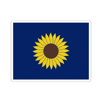 Flag of Kansas 1925-1927 (United States) STICKER Vinyl Kiss-Cut Decal 2 Inch White - The Sticker Space