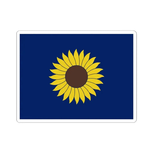 Flag of Kansas 1925-1927 (United States) STICKER Vinyl Kiss-Cut Decal 2 Inch White - The Sticker Space