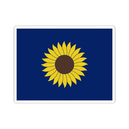 Flag of Kansas 1925-1927 (United States) STICKER Vinyl Kiss-Cut Decal 3 Inch White - The Sticker Space