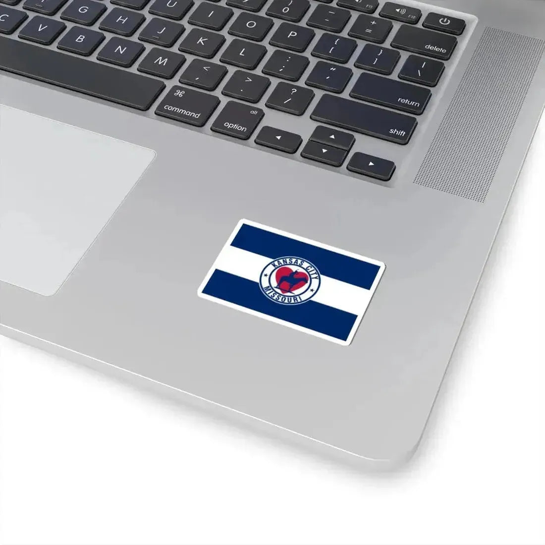 Flag of Kansas City Missouri 1944-1972 (United States) STICKER Vinyl Kiss-Cut Decal - The Sticker Space
