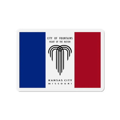 Flag of Kansas City Missouri - Refrigerator Magnet 2 Inch - The Sticker Space