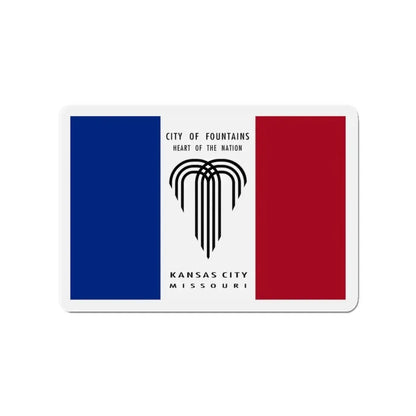 Flag of Kansas City Missouri - Refrigerator Magnet 3 Inch - The Sticker Space