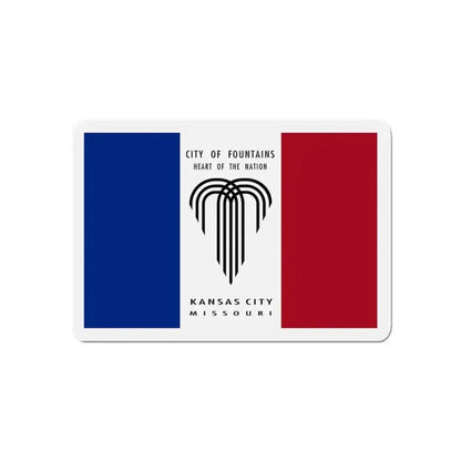 Flag of Kansas City Missouri - Refrigerator Magnet - The Sticker Space