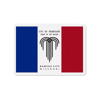 Flag of Kansas City Missouri - Refrigerator Magnet - The Sticker Space