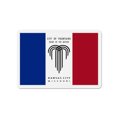 Flag of Kansas City Missouri - Refrigerator Magnet - The Sticker Space