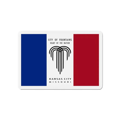 Flag of Kansas City Missouri - Refrigerator Magnet - The Sticker Space