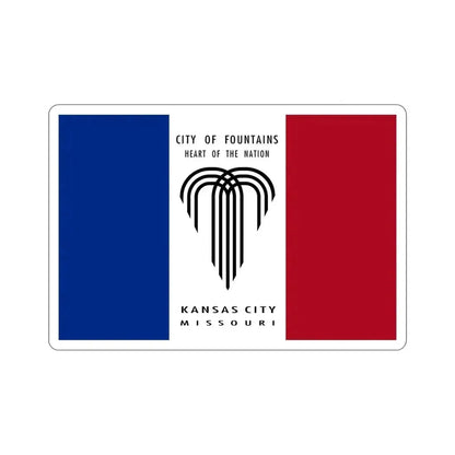 Flag of Kansas City Missouri USA STICKER Vinyl Die-Cut Decal - The Sticker Space