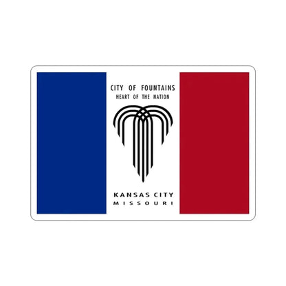 Flag of Kansas City Missouri USA STICKER Vinyl Die-Cut Decal - The Sticker Space