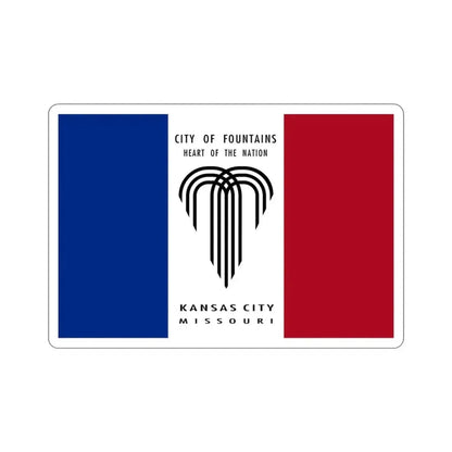 Flag of Kansas City Missouri USA STICKER Vinyl Die-Cut Decal - The Sticker Space
