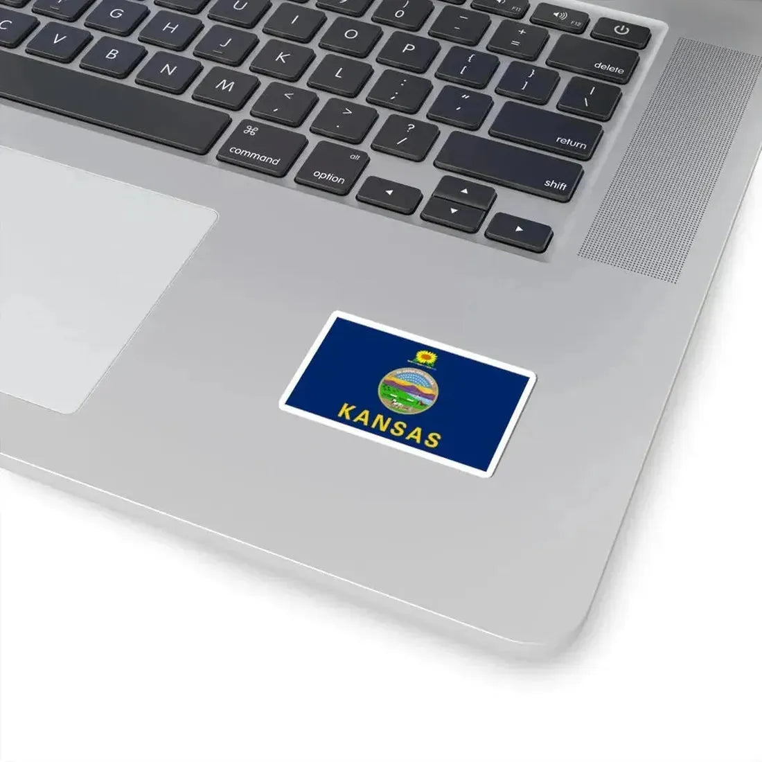 Flag of Kansas (United States) STICKER Vinyl Kiss-Cut Decal - The Sticker Space