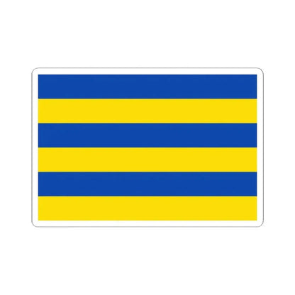 Flag of Kapellen Belgium (Belgium) STICKER Vinyl Kiss-Cut Decal 2 Inch White - The Sticker Space