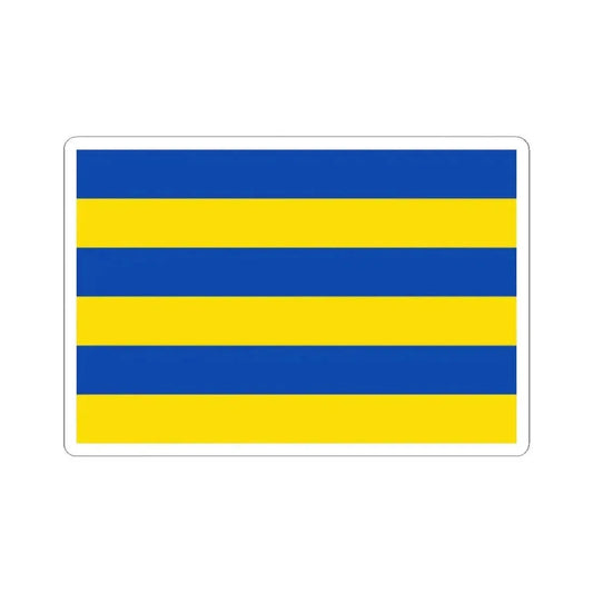 Flag of Kapellen Belgium (Belgium) STICKER Vinyl Kiss-Cut Decal 2 Inch White - The Sticker Space