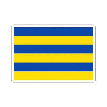 Flag of Kapellen Belgium (Belgium) STICKER Vinyl Kiss-Cut Decal 3 Inch White - The Sticker Space