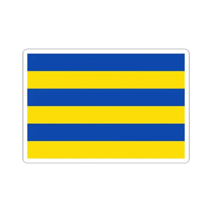 Flag of Kapellen Belgium (Belgium) STICKER Vinyl Kiss-Cut Decal 4 Inch White - The Sticker Space