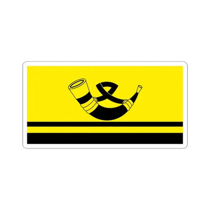 Flag of Kapyl (Belarus) STICKER Vinyl Kiss-Cut Decal 3 Inch White - The Sticker Space