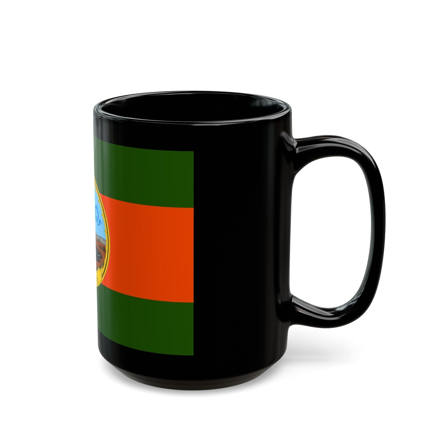 Flag of Karasin Province Thailand - Black Coffee Mug-The Sticker Space