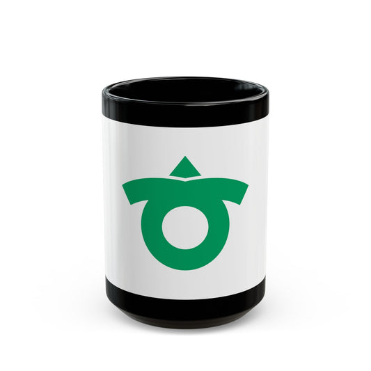 Flag of Kariya Aichi Japan - Black Coffee Mug-15oz-The Sticker Space