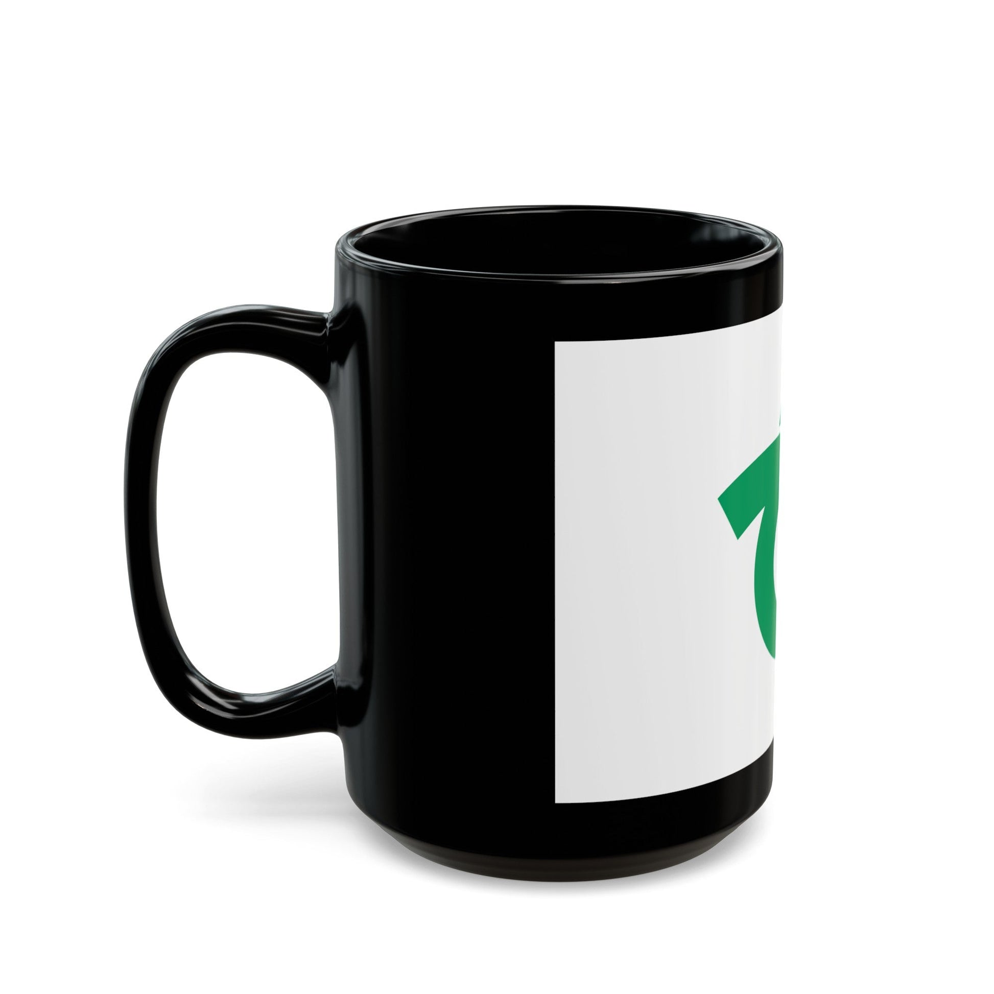 Flag of Kariya Aichi Japan - Black Coffee Mug-The Sticker Space