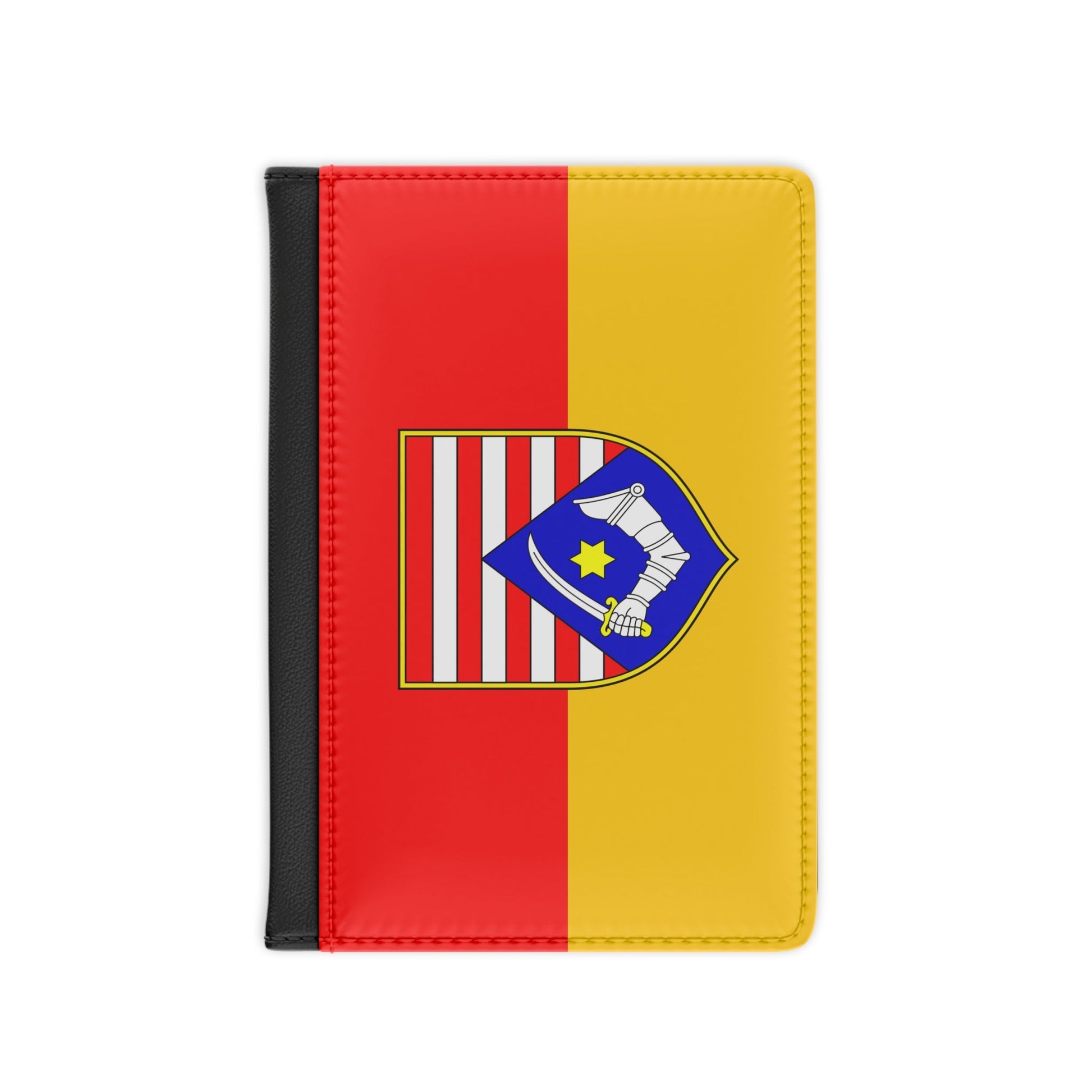 Flag of Karlovac County Croatia - Passport Holder-3.9" x 5.8"-The Sticker Space