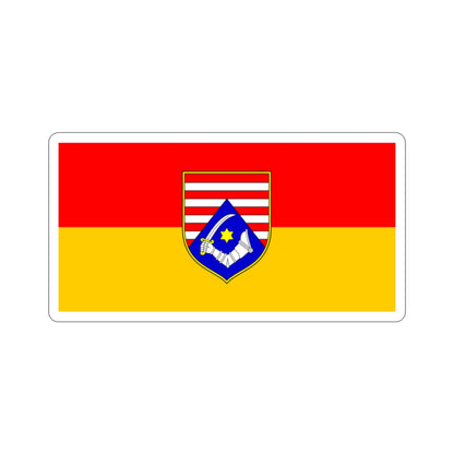 Flag of Karlovac County Croatia STICKER Vinyl Die-Cut Decal-2 Inch-The Sticker Space