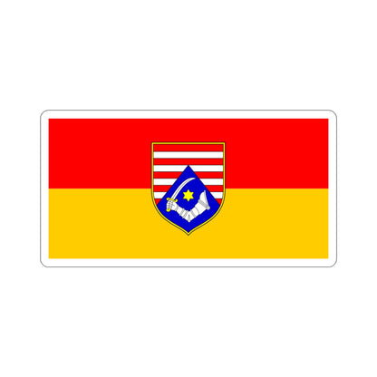 Flag of Karlovac County Croatia STICKER Vinyl Die-Cut Decal-3 Inch-The Sticker Space