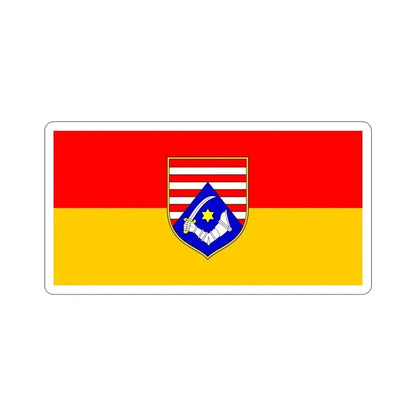 Flag of Karlovac County Croatia STICKER Vinyl Die-Cut Decal - The Sticker Space
