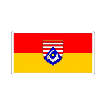Flag of Karlovac County Croatia STICKER Vinyl Die-Cut Decal - The Sticker Space