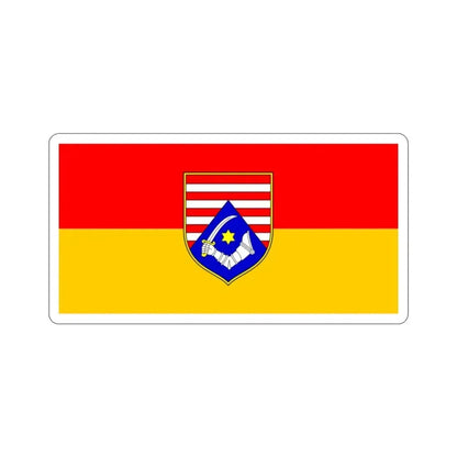 Flag of Karlovac County Croatia STICKER Vinyl Die-Cut Decal - The Sticker Space