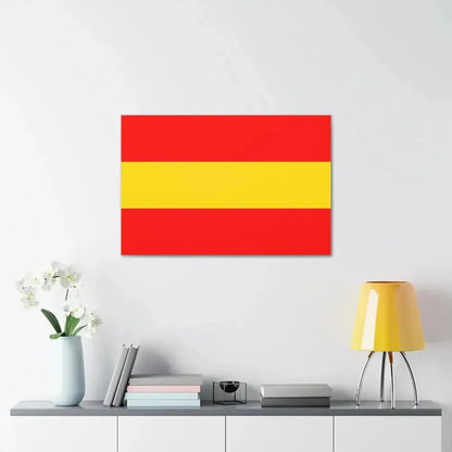 Flag of Karlsruhe 2 Germany - Canvas Wall Art - The Sticker Space