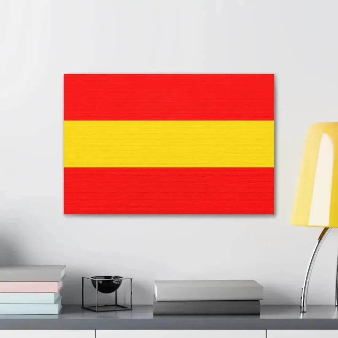 Flag of Karlsruhe 2 Germany - Canvas Wall Art - The Sticker Space