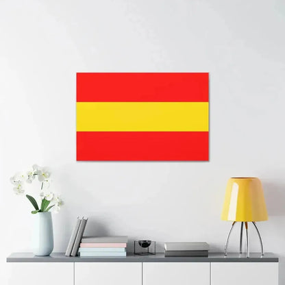 Flag of Karlsruhe 2 Germany - Canvas Wall Art - The Sticker Space