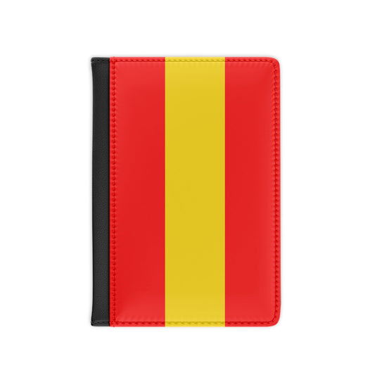 Flag of Karlsruhe 2 Germany - Passport Holder-3.9" x 5.8"-The Sticker Space